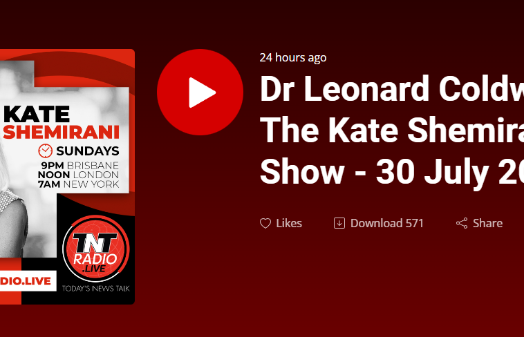 Dr Leonard Coldwell on The Kate Shemirani Show – 30 July 2023